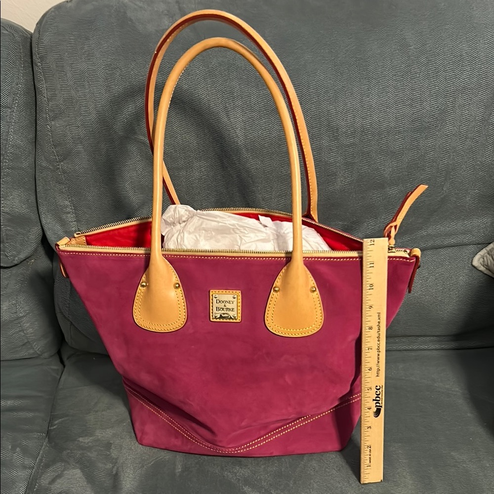 Dooney & Bourke Pink suede vintage Tote Bag